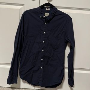 J. Crew H9493 Stretch Secret Wash shirt in garment-dyed solid poplin SIZE S